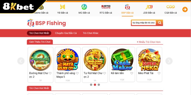 Tổng quan về sảnh BSP bắn cá